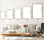 Wallity Cuadro Decorativo de Vidrio Templado Multicolor 30 x 40 cm (3 piezas)